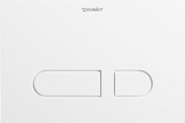 Clapeta cu dubla actionare Duravit DuraSystem A1 plastic alb