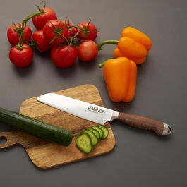 Cutitul santoku Maestro, Cooking by Heinner, 18 cm, inox