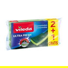 Set 3 bureti pentru vase, Vileda, Ultra Fresh, fibra