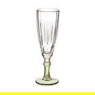 Pahar de sampanie Exotic, Vivalto, 170 ml, sticla, verde