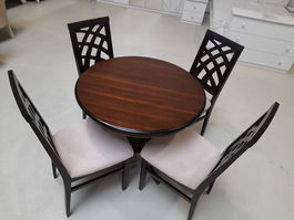 SET MARCO 54 MASA 106/141 CM + 4 SCAUNE