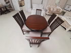 SET MARCO 45 MASA 106/141 CM + 6 SCAUNE