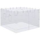 Outsunny Plasa de protectie impotriva tantarilor pentru curte, Set de 4 plase pentru pavilion cu 6 ferestre si 1 usa | Aosom RO