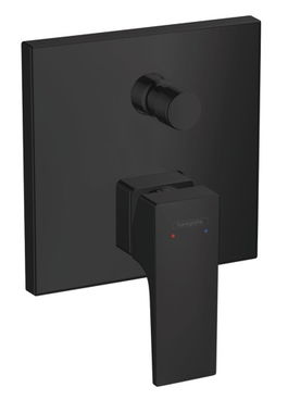 Baterie cada - dus Hansgrohe Metropol montaj incastrat necesita corp ingropat negru mat