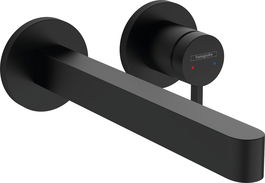 Baterie lavoar Hansgrohe Finoris cu pipa 228mm montaj incastrat necesita corp ingropat negru mat