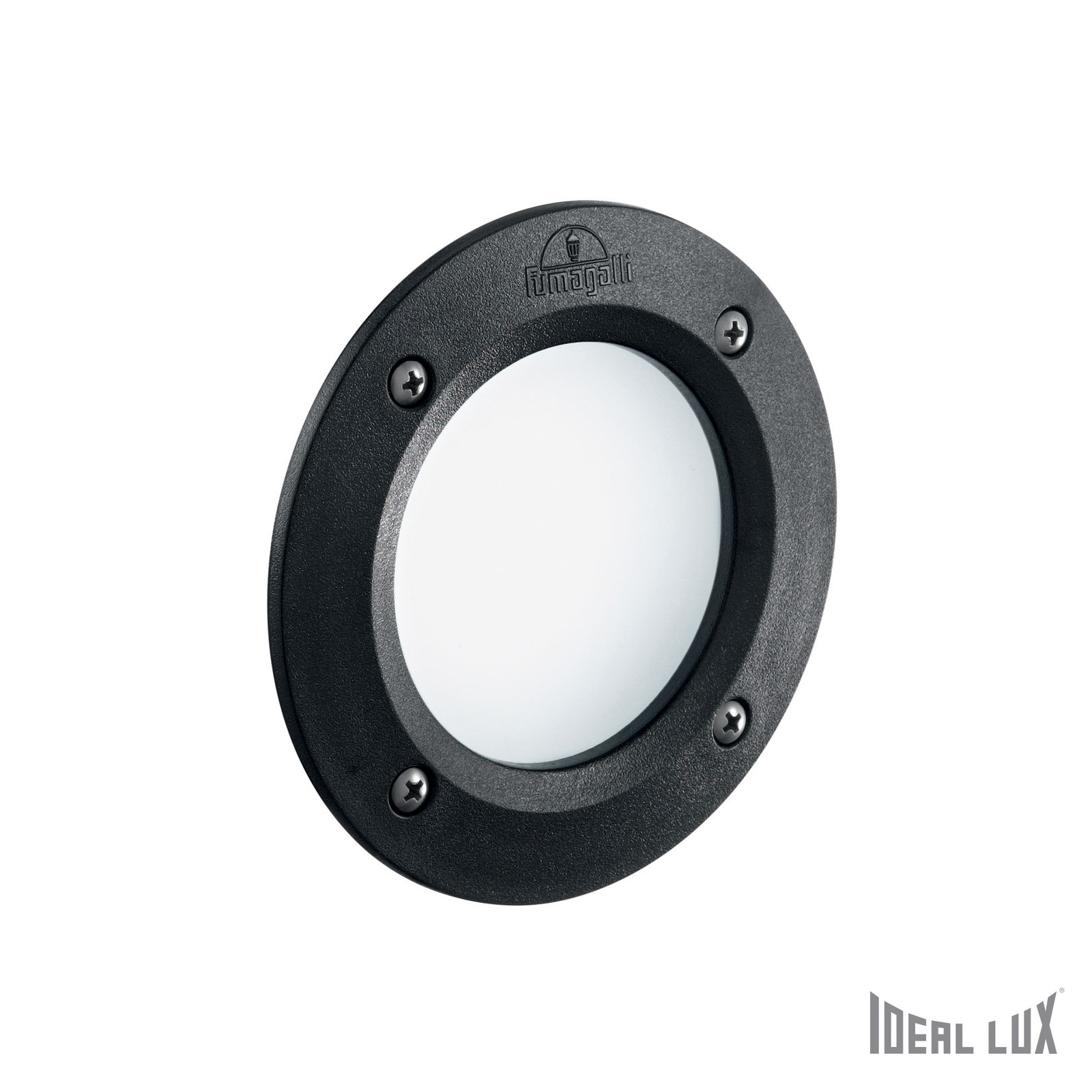 Spot Leti Round FI1 Bianco-Negru