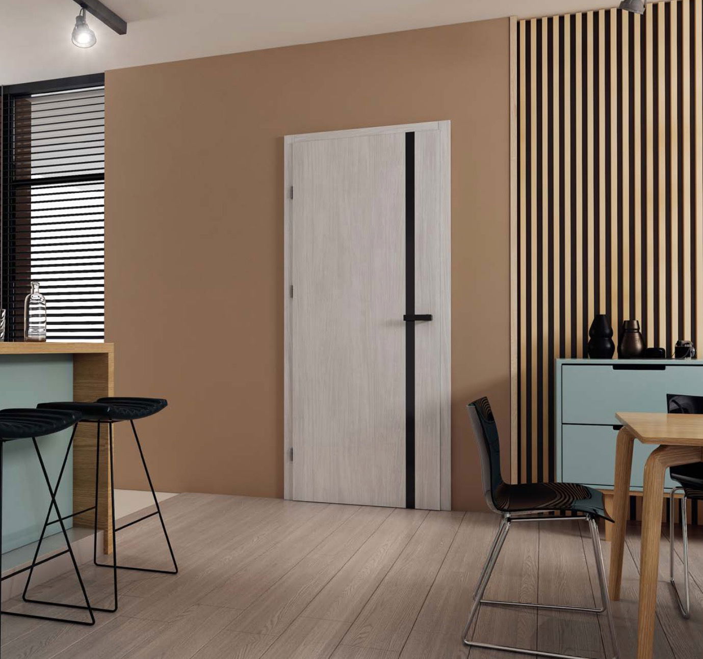 Usi PLINE cu toc reglabil, 3 balamale negre, finisaj PREMIUM rezistent la zgarieturi, model Laco Belle PREMIUM cu falt