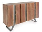 Bufet inferior cu 3 usi Aron, Bizzotto, 145 x 45 x 90 cm, lemn de salcam/otel