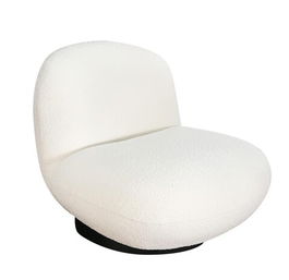 Fotoliu Margot, Bizzotto, 81 x 95 x 71 cm, poliester Boucle, alb