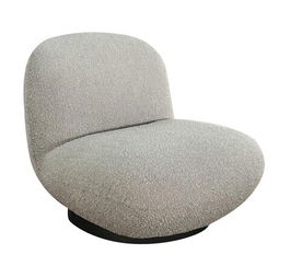 Fotoliu Margot, Bizzotto, 81 x 95 x 71 cm, poliester Boucle, gri