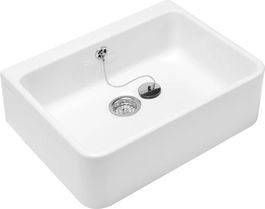 Lavoar tip bol Villeroy & Boch O.Novo 49.5x40.5cm cu preaplin alb Alpin