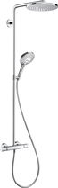 Coloana de dus Hansgrohe Raindance Select S 240 PowderRain 1jet cu baterie termostatata crom