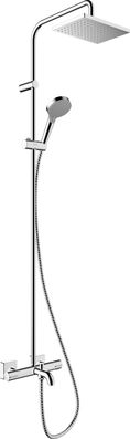 Coloana de dus Hansgrohe Vernis Shape 230 1 jet cu baterie de cada termostatata crom