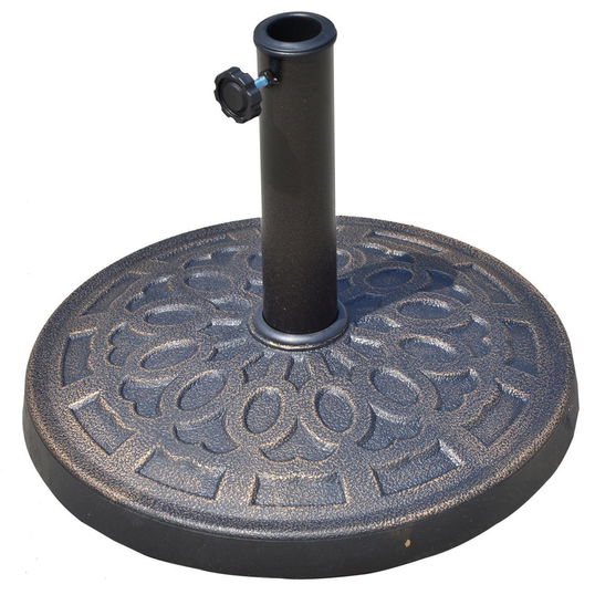 Outsunny Baza pentru Umbrela Rotunda in Rasina, Maro Φ44x33cm