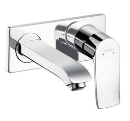 Baterie lavoar Hansgrohe Metris 165 de perete montaj incastrat necesita corp ingropat