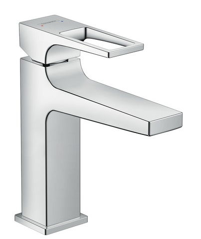 Baterie lavoar Hansgrohe Metropol 110 ventil push-open cu levier decupat