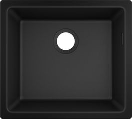Chiuveta bucatarie Hansgrohe S510-U450 SilicaTec 450 cu 1 cuva 45x50x19cm montare sub blat graphite black