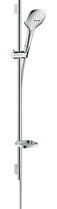 Set de dus Hansgrohe Raindance Select E 120 EcoSmart 9l/min cu 3 jeturi si bara Unica``S Puro 0.9
