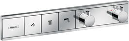 Baterie cada - dus termostatata Hansgrohe RainSelect cu 3 functii montaj incastrat necesita corp ingropat crom