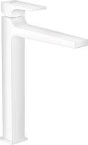 Baterie lavoar Hansgrohe Metropol 260 ventil push-open pentru lavoar tip bol alb mat