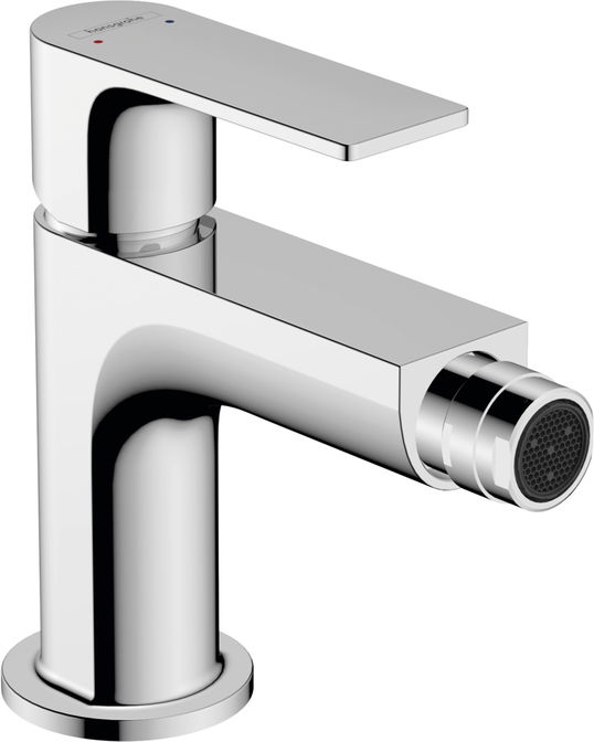 Baterie bideu Hansgrohe Rebris E EcoSmart ventil metalic pop-up crom