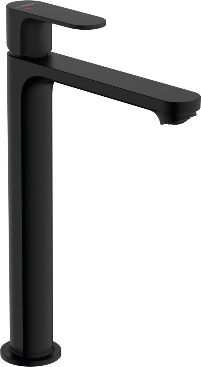 Baterie lavoar Hansgrohe Rebris S 240 CoolStart EcoSmart+ ventil pop-up pentru lavoar tip bol negru mat