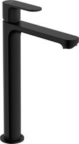 Baterie lavoar Hansgrohe Rebris S 240 CoolStart EcoSmart+ ventil pop-up pentru lavoar tip bol negru mat