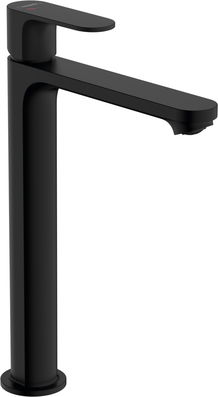 Baterie lavoar Hansgrohe Rebris S 240 CoolStart EcoSmart+ ventil pop-up pentru lavoar tip bol negru mat