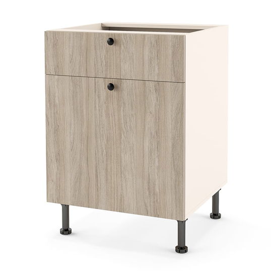 Dulap inferior 1S1U DOMINO 60, Vizon, Oak