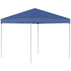 Outsunny Foisor pliabil impermeabil cu franghii si cuie incluse, acoperire din material Oxford, 2,45x2,45x2,45 m, albastru | AOSOM RO