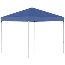 Outsunny Foisor pliabil impermeabil cu franghii si cuie incluse, acoperire din material Oxford, 2,45x2,45x2,45 m, albastru | AOSOM RO