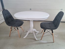 SET KLOSI 3 MASA EXTENSIBILA 100x130 CM + 2 SCAUNE
