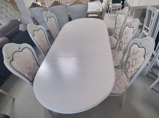 SET MARC 2 STIL BAROC MASA 155X253 CM + 6 SCAUNE
