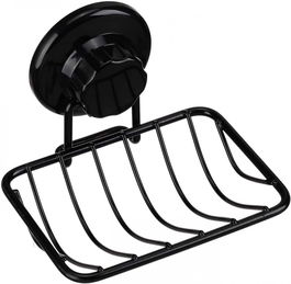 Suport pentru sapun ARCCI, negru, otel inoxidabil, 13,5 cm x 9,5 cm x 3,2 / 7 cm