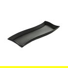 Platou servire Salsa, Ambition, 30 x 10 cm, portelan, negru