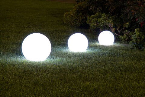Lampa LED de gradina Ball, Bizzotto, Ø40 cm, 16 culori, cu telecomanda