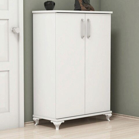 Pantofar, Almaren, Asta, 72x100x32.5cm, 100% PAL melaminat, Alb