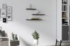 Raft de perete, Asse Home, Leila , 30x14x2cm, 100% PAL melaminat , Antracit
