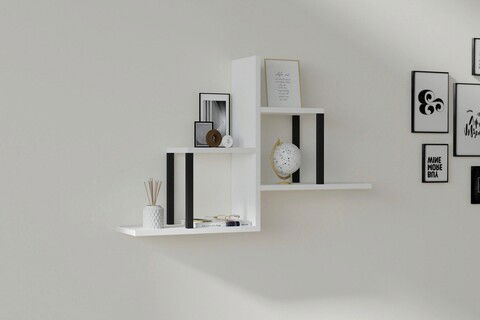 Raft de perete, Asse Home, Diana , 60x90x20cm, Alb