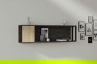Raft de perete, Asse Home, Meedo , 100x29x20cm, Pinul Atlantic / Antracit