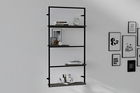 Raft de perete, Asse Home, Bako, 60x120x16.4cm, Antracit / Nuc