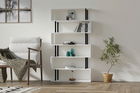 Corp biblioteca, Asse Home, Hector, 90x162.6x22cm, Alb