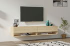 Comoda TV, Asse Home, Arges , 141x31x30cm, Stejar safir