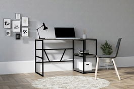 Birou, Asse Home, Caste , 120x74x60cm, Antracit
