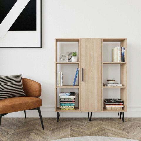 Corp biblioteca, Colman, Peoria, 120x25x141.6cm, Stejar