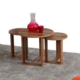 Set masute 3 piese, Comforty, Mira, Nuc