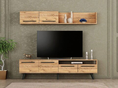 Comoda TV, Coraline, Mono, 180x45.8x29.5cm, Pinul Atlantic