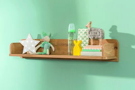 Raft de perete, Çilek, Mocha Shelf, 87x15x16cm, Multicolor