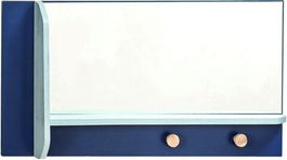 Oglinda decorativa, Çilek, Trio Wall Mirror With Shelf, 80x39x12cm, Multicolor