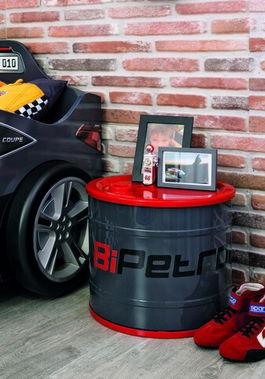 Noptiera, Çilek, Champion Racer Gallon Nightstand, 41x36x41cm, Multicolor